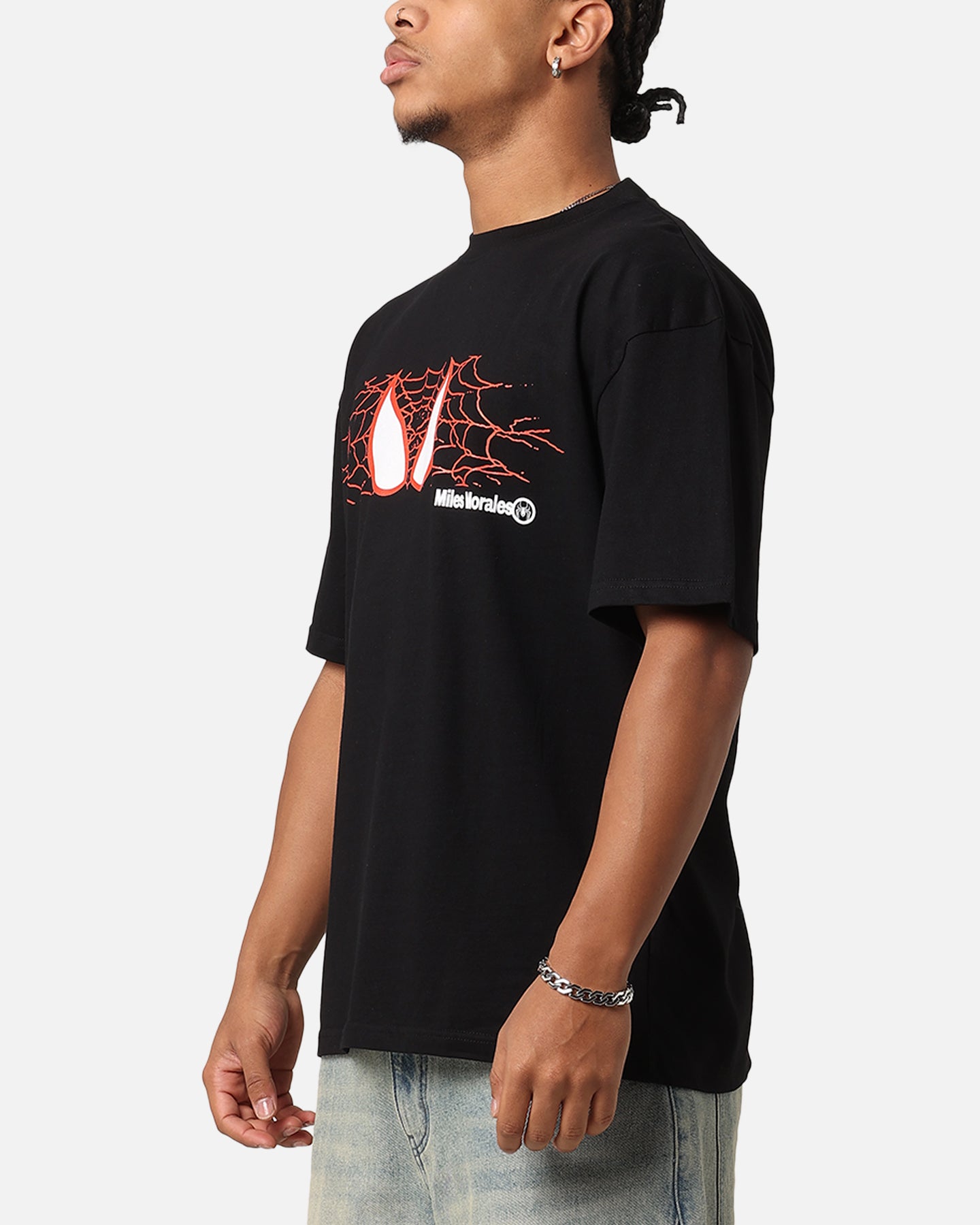 73Studio Marvel Spider-Man Y2K Miles T-Shirt Black | Culture Kings US