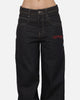 Ed Hardy Dragon Ultra Wide Leg Jeans Indigo Denim