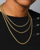 NXS 7mm Cuban Chain White Gold