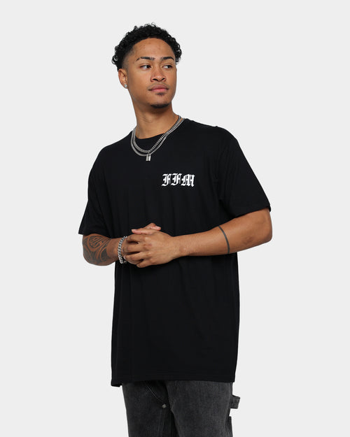Father Forgive Me FFM Logo T-Shirt Black