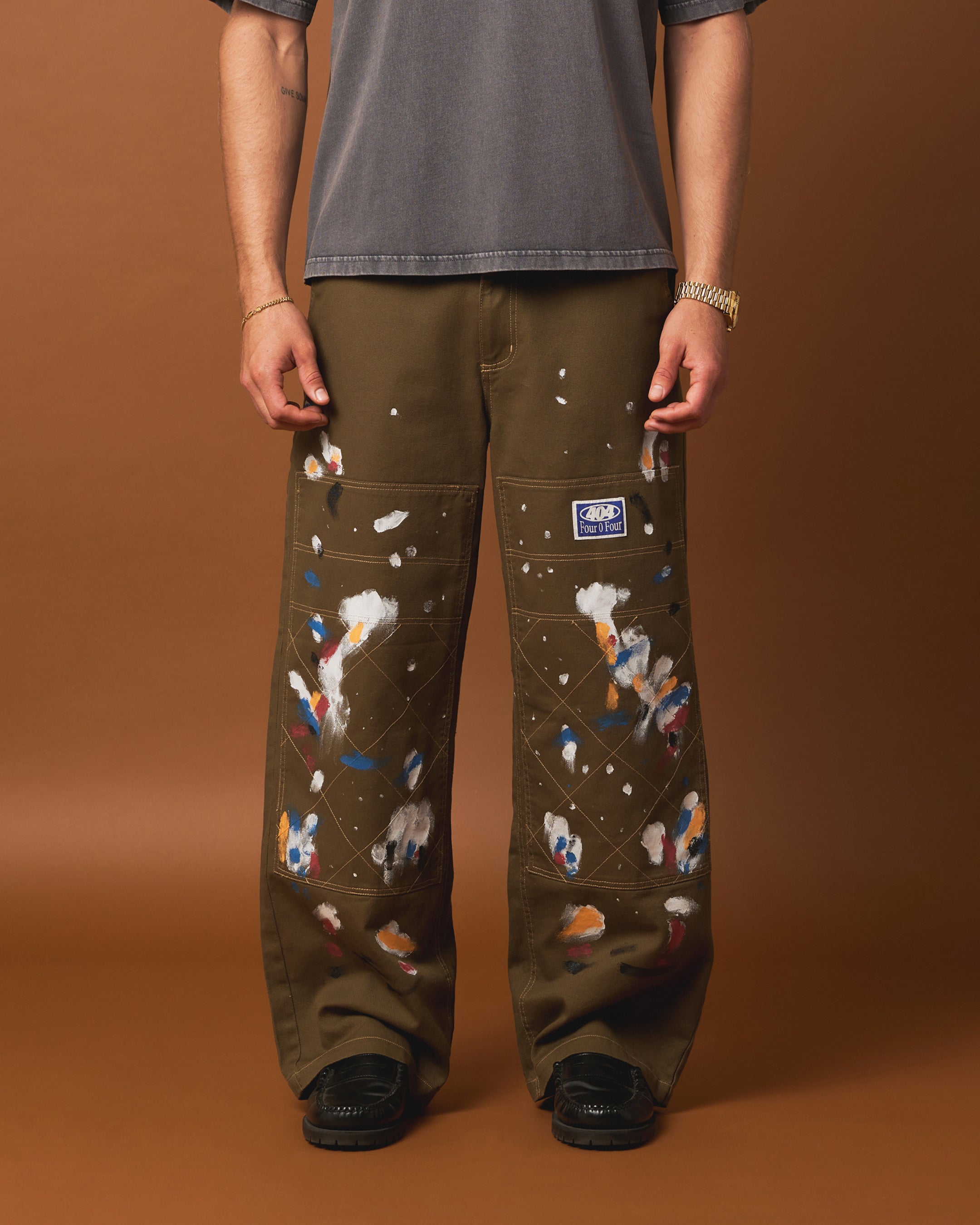 404 Painter Double Knee Pants Khaki | Culture Kings US