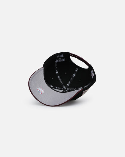 New Era Tampa Bay Rays 'Burgundy Bounceback' 9FORTY A-Frame Snapback Black/Maroon