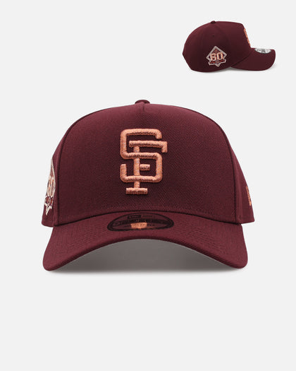 New Era San Francisco Giants 'Penny' 9FORTY A-Frame Snapback Maroon