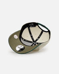 New Era Tampa Bay Rays 'Croc Skin 2.0' 9FORTY A-Frame Snapback Chrome/Dark Green