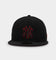 New Era New York Yankees "Scarlet Bottom" 59FIFTY Fitted Black/Scarlet