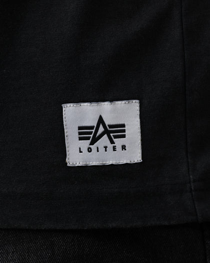Alpha Industries x Loiter Relaxed T-Shirt Black