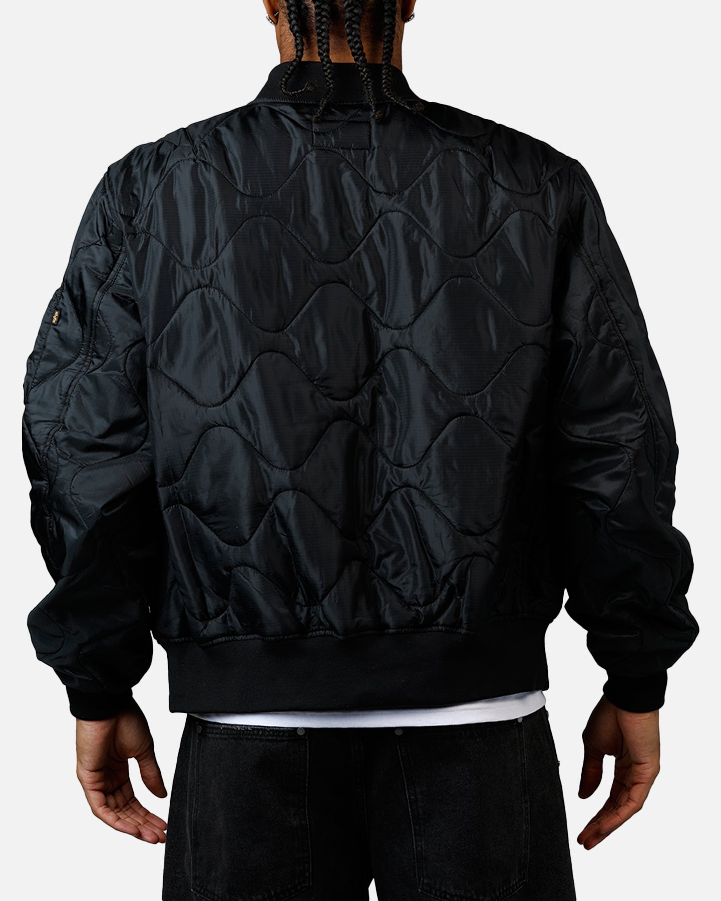 Alpha Industries L-2B Quilted Flight Jacket Black | Culture Kings US