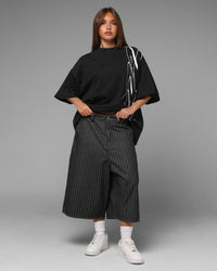 Loiter Hybrid Patch Shorts Black