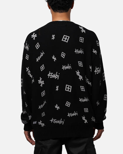 Ksubi Trash Box Knit Crewneck Black