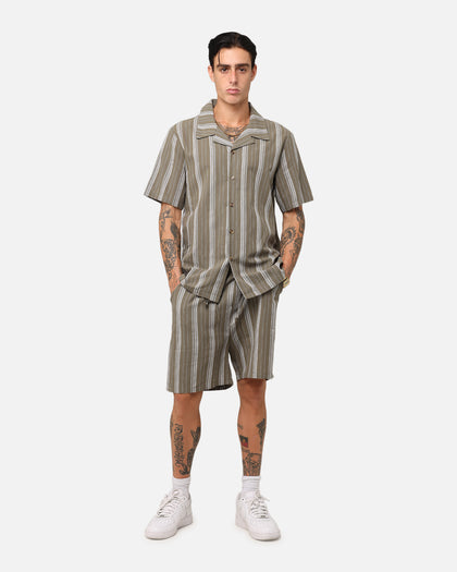 XXIII Condesa Linen Button Up Shirt Olive