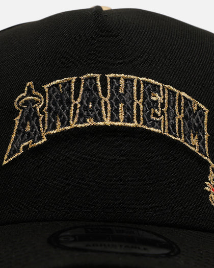 New Era Anaheim Angels 'Year Of The Snake' 9FORTY A-Frame Snapback Black/Gold