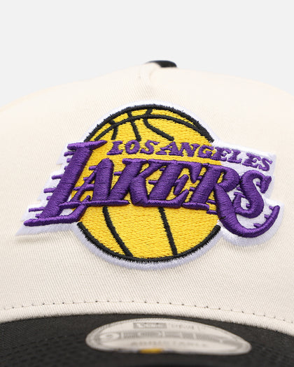 New Era Los Angeles Lakers 'Easy Chrome OTC' 9FORTY A-Frame Snapback Chrome/Official Team Colors