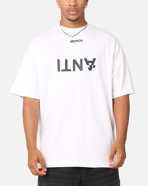 The Anti Order Merch Boxy T-Shirt White/Black