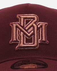 New Era Milwaukee Brewers 'Penny' 9FORTY A-Frame Snapback Maroon
