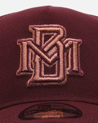 New Era Milwaukee Brewers 'Penny' 9FORTY A-Frame Snapback Maroon