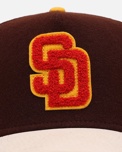 New Era San Diego Padres 'Members Only' 9FORTY A-Frame Snapback Brown