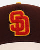New Era San Diego Padres 'Members Only' 9FORTY A-Frame Snapback Brown