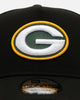New Era Green Bay Packers 'Black And Team Color' 9FORTY A-Frame Snapback Black/Official Team Color