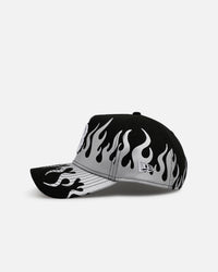 New Era Boston Red Sox 'Metallic Flames' 9FORTY A-Frame Snapback Black/Silver