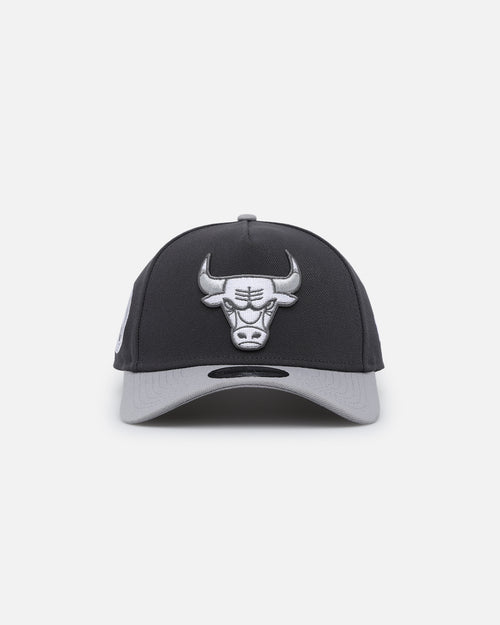 New Era Chicago Bulls 'Shadow Greys' 9FORTY A-Frame Snapback Graphite/Grey