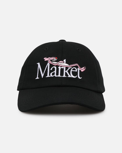 Market Pink Panther Sleepy 6 Panel Snapback Black