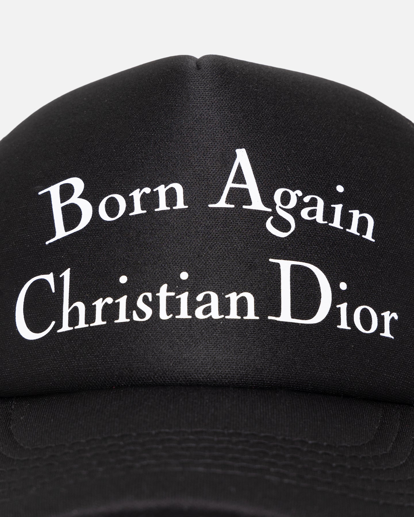 Secret Club Born Again Christian Dior Trucker Snapback Black