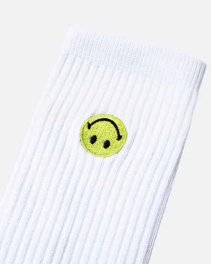 Market X Smiley Grand Slam Socks White