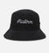 Malbon Nylon Bucket Hat Black/Black