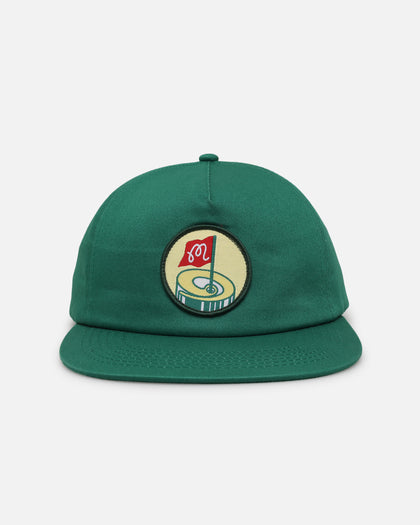 Malbon Pin High Painters 6 Panel Snapback Kelly Green