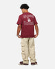 Majestic Athletic Los Angeles Dodgers Cassell Wordmark T-Shirt Maroon