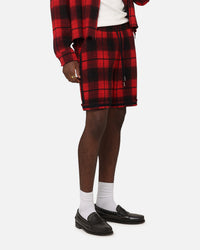 XXIII Plaid Ball Shorts Red
