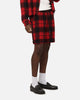 XXIII Plaid Ball Shorts Red