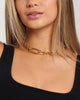 Raising Hell Women's Thick Link Necklace Gold
