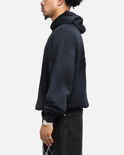 Saint Morta Manticore Boxy Hoodie Sunfade Black