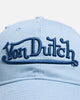 Von Dutch Signature Brim Dad Strapback Cap Light Blue