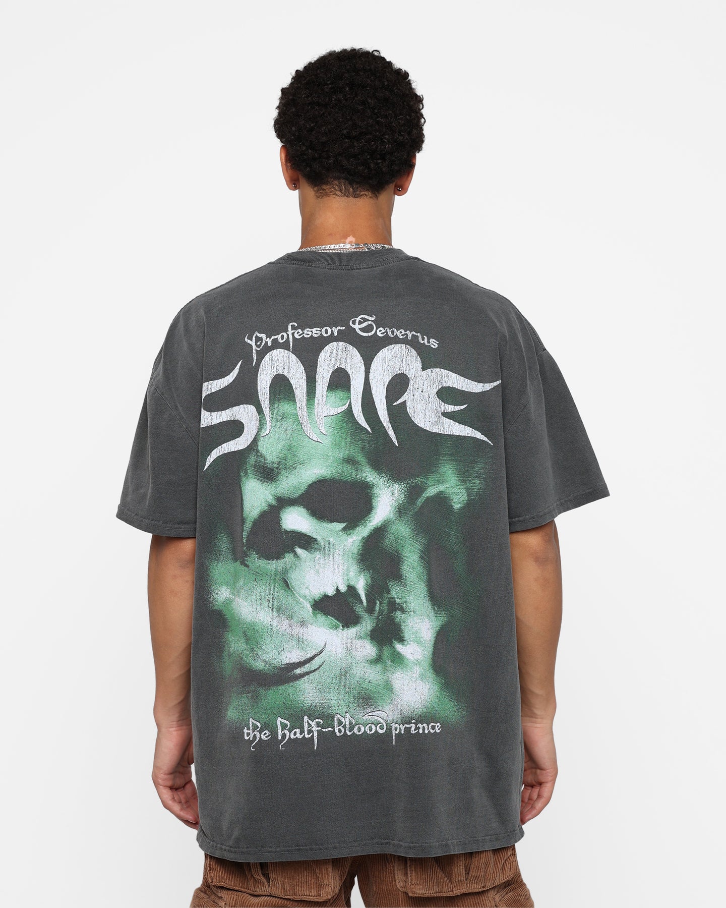 73Studio X Harry Potter Snape Heavyweight Vintage T-Shirt Black