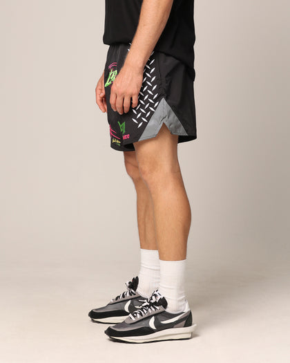 Loiter Instinct Walk Shorts Black/Green/Red