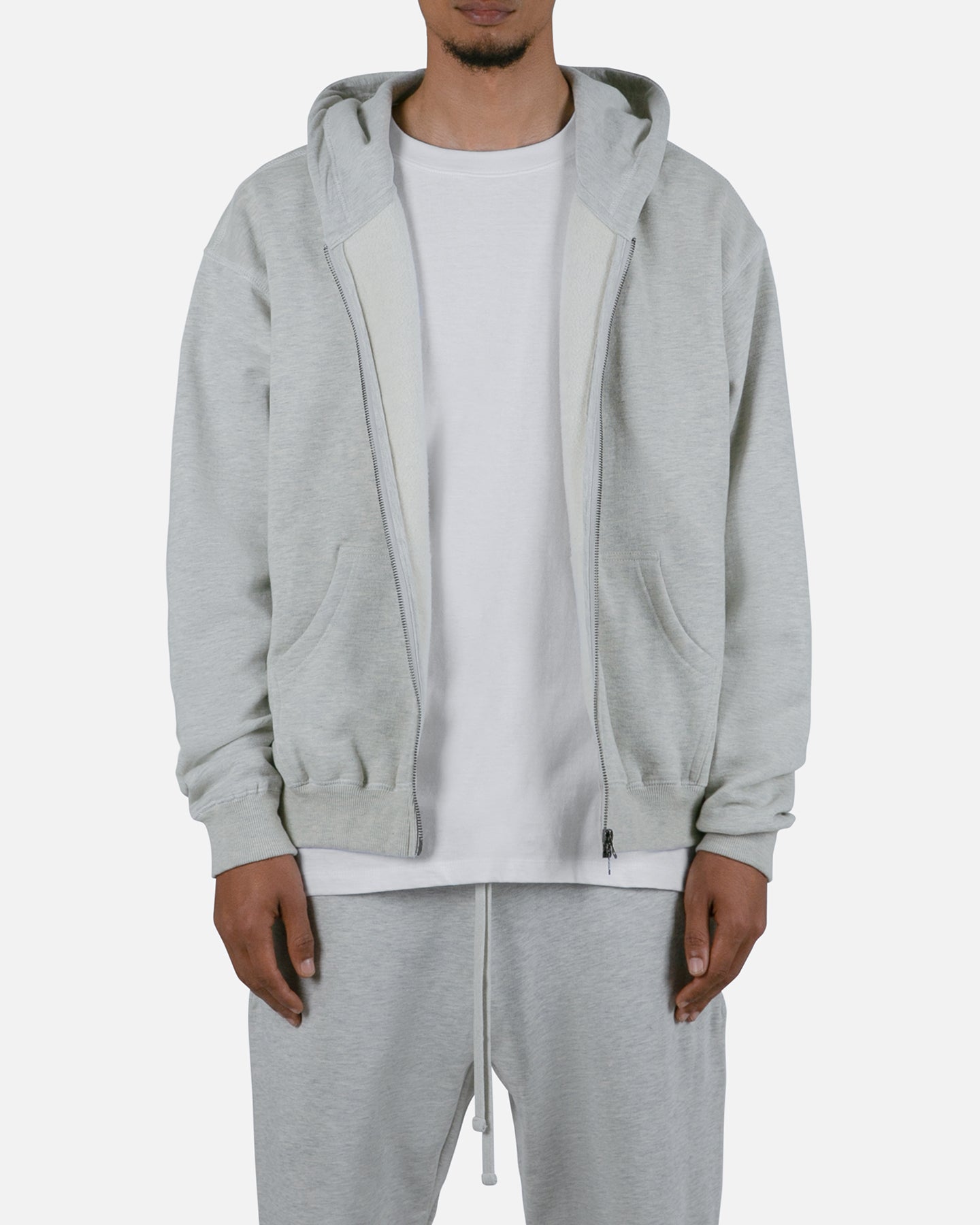 MNML Basic Zip Up Hoodie Grey | Culture Kings US