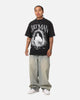 73Studio X DC Batman Mirror Vintage T-Shirt Black Acidwash
