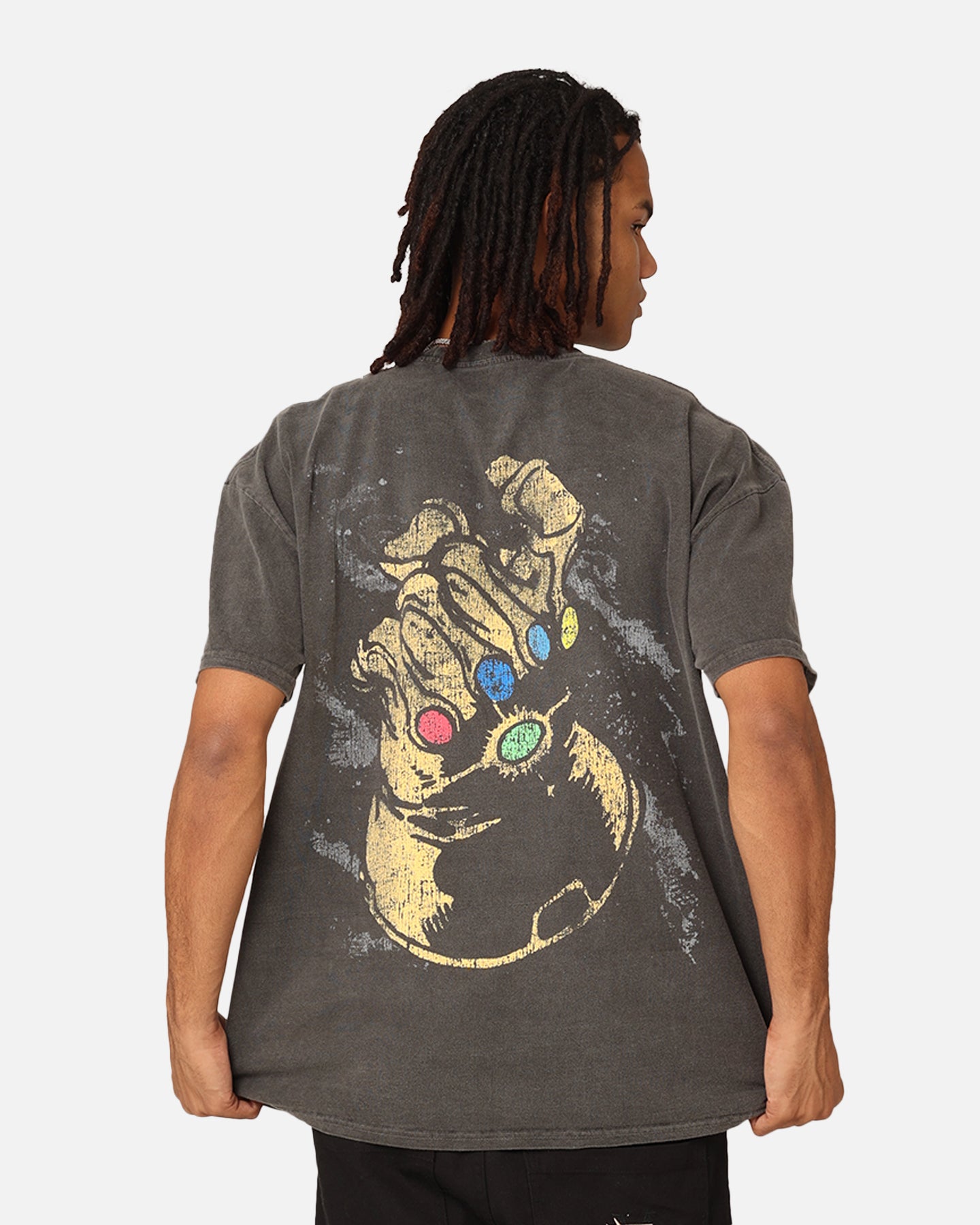 Marvel Thanos Vintage T-Shirt Black Wash | Culture Kings US