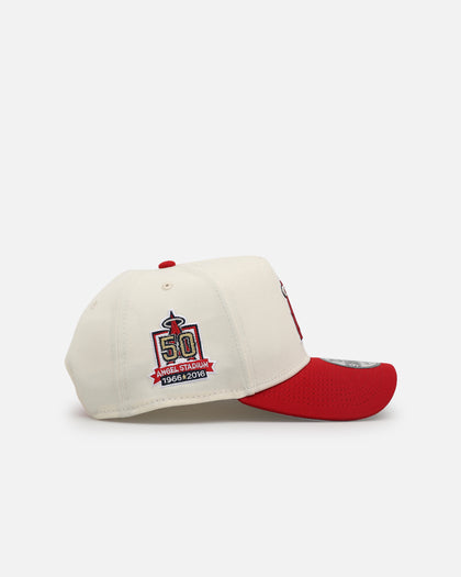 New Era Los Angeles Angels 'Team Color Visor' 9FORTY A-Frame Snapback Chrome