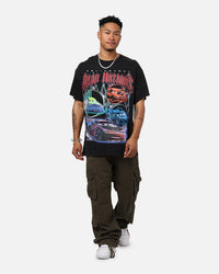 Goat Crew X Pixar Cars Delinquent Road Hazards Vintage T-Shirt Black Wash