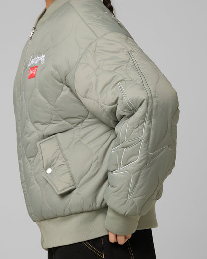 Loiter Kraven Reversible Bomber Jacket Green