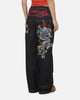 Ed Hardy Dragon Ultra Wide Leg Jeans Indigo Denim