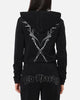 Ed Hardy Women's Raver Cropped Hoodie Black