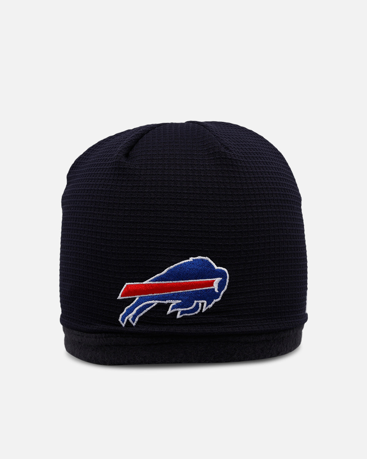 Buffalo Bills Beanie Red design‎ with logo-gold trimming, stars, rhinestones Youth New Era Bills 2025 Sideline Cold Charcoal Knit | The  main image 3