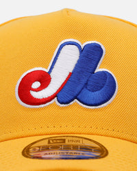 New Era Montreal Expos 'Sunshine' 9FORTY A-Frame Snapback Canary