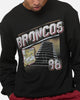 Bleacher Athletic Brisbane Broncos NRL 1908 Adult Crewneck Black