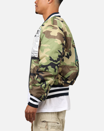New Era X Alpha Series X MLB Seattle Mariners MA-1 Bomber Jacket Navy