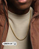 House Of Auric Franco 2.8mm 24" Chain 18k Gold Vermeil